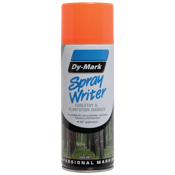 DY-MARK SPRAY WRITER FLURO ORANGE 350G AEROSOL 